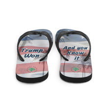 Load image into Gallery viewer, Trump Won Flip-Flops
