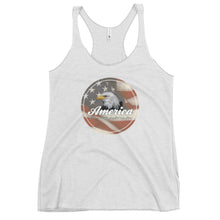 Load image into Gallery viewer, America&#39;s worth fighting for Women&#39;s Racerback Tank
