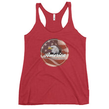 Load image into Gallery viewer, America&#39;s worth fighting for Women&#39;s Racerback Tank
